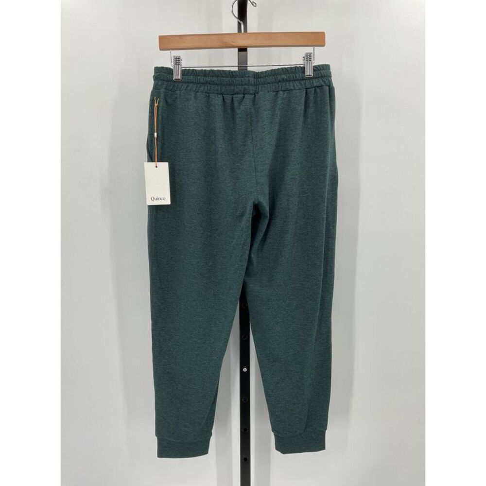 Quince Women Flowknit Mid-Rise Jogger - 25" Pants Green M - Picture 3 of 3